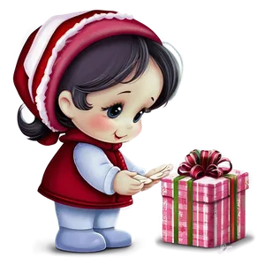 Holiday Themed Precious Moments Png Ufq PNG Image