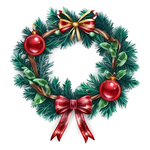 Holiday Wreath Graphic Png 06292024 PNG Image