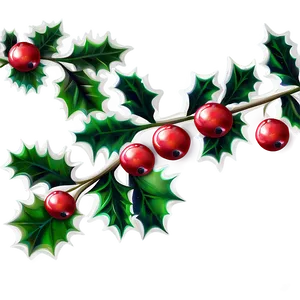 Holly Berry Border Png Lce33 PNG Image