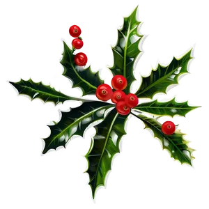 Holly Branch Png 05252024 PNG Image