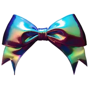 Holographic Cheer Bow Png 88 PNG Image