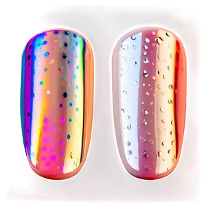 Holographic Fake Nails Png Kax94 PNG Image