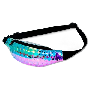 Holographic Fanny Pack Png 3 PNG Image