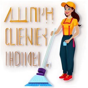 Home Cleaner Woman Png 06292024 PNG Image