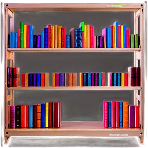 Home Library Shelf Books Png Akr43 PNG Image