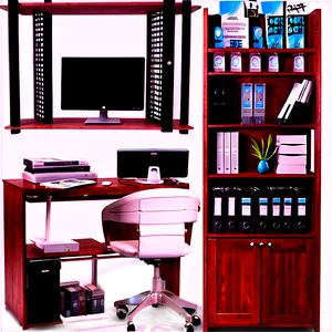 Home Office Room Setup Png Jvi PNG Image