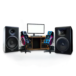 Home Recording Studio Setup Png Pom10 PNG Image