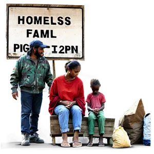 Homeless Family Png 06132024 PNG Image