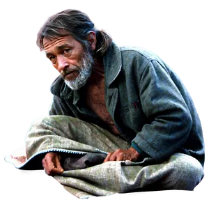 Homeless Hobo Artwork Png Cic PNG Image