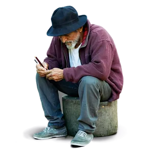 Homeless Man Drawing Png 88 PNG Image