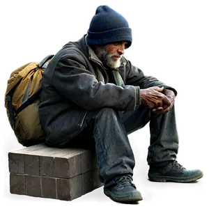 Homeless Man Drawing Png Wxh34 PNG Image