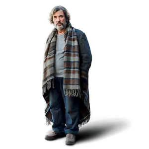 Homeless Man With Blanket Png Vgh80 PNG Image