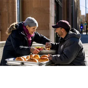 Homeless Meal Distribution Png Axm73 PNG Image