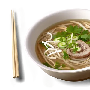 Homemade Pho Soup Png 06202024 PNG Image