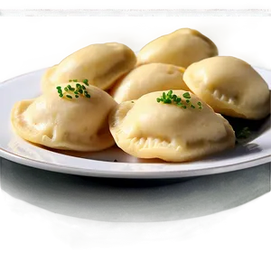 Homemade Pierogi Recipe Png Ymw43 PNG Image