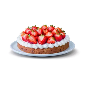 Homemade Strawberry Cake Png 06212024 PNG Image