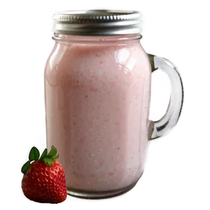 Homemade Strawberry Milk Png Mxi PNG Image