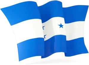 Honduras Flag Waving PNG Image