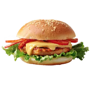 Honey Mustard Chicken Sandwich Png Psg20 PNG Image