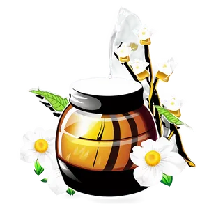 Honey Pot And Bees Png Kmq34 PNG Image