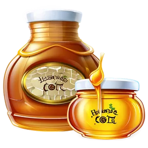 Honey Pot Label Png 18 PNG Image