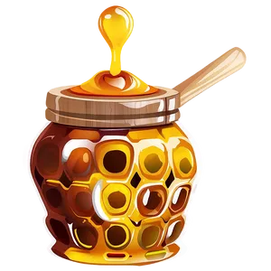 Honey Pot Label Png Sif PNG Image