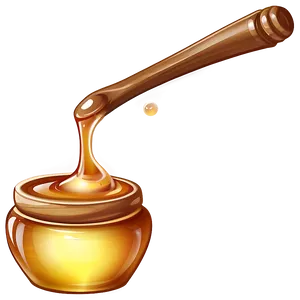 Honey Pot With Dipper Png Rdv PNG Image