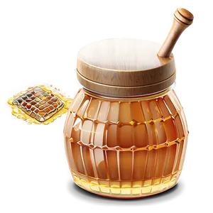 Honey Pot With Lid Png 06292024 PNG Image