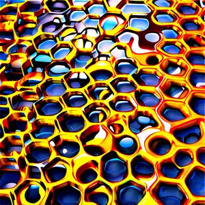 Honeycomb Pattern Vector Png Poh PNG Image