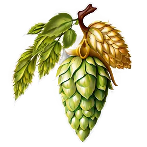 Hops And Barley Png 06292024 PNG Image