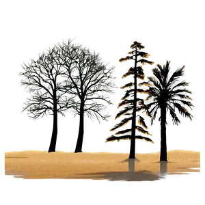 Horizon Trees Silhouette Png 57 PNG Image