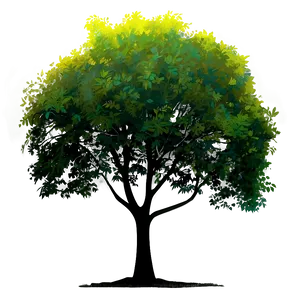 Horizon Trees Silhouette Png Arm PNG Image