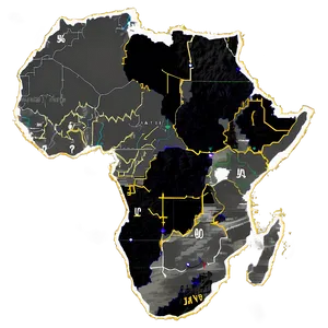 Horn Of Africa Map Png 6 PNG Image