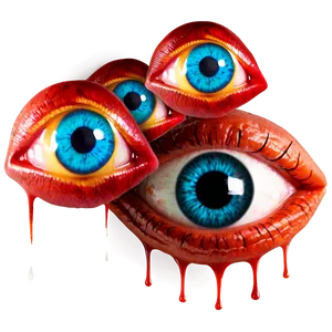 Horror Eyes Clipart Png Elr67 PNG Image