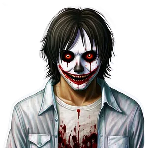 Horror Icon Jeff The Killer Png Jds PNG Image