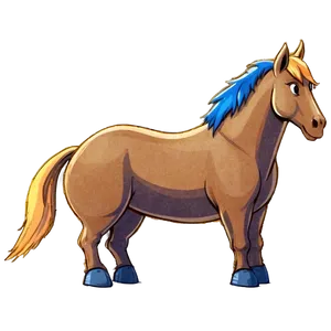 Horse Cartoon Sketch Png Vsq7 PNG Image