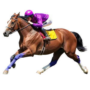 Horse Sprinting Full Speed Png Von52 PNG Image