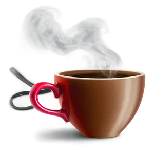 Hot Cup Coffee Smoke Png Uer PNG Image