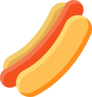 Hot Dog Vector Illustration PNG Image