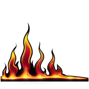 Hot Flame Border Png Rru2 PNG Image