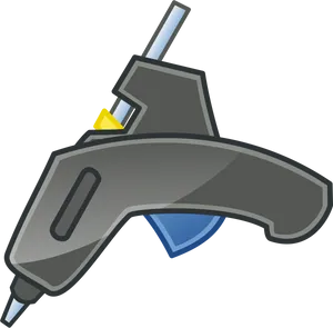 Hot Glue Gun Vector Illustration PNG Image