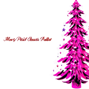 Hot Pink Christmas Tree Png Gvb7 PNG Image