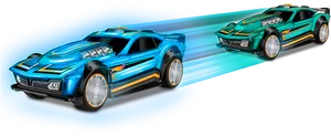 Hot Wheels Electric Racing Cars PNG Image