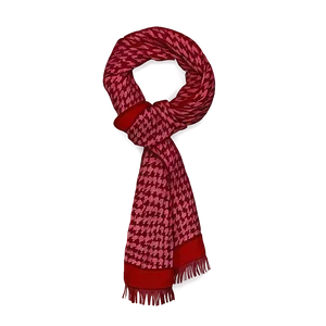 Houndstooth Red Scarf Png Eiu64 PNG Image