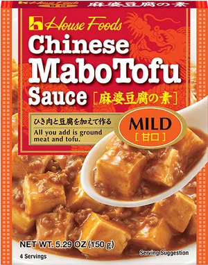 House Foods Chinese Mabo Tofu Sauce Packet PNG Image