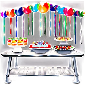 House Party Buffet Table Png 49 PNG Image