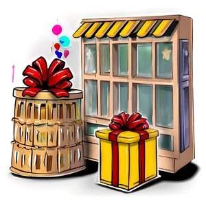 House Party Gift Corner Png 06262024 PNG Image