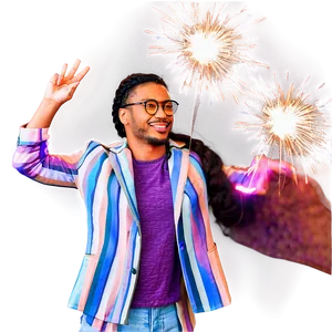 House Party Sparklers Moment Png 06262024 PNG Image