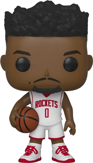 Houston Rockets Funko Pop Figure PNG Image