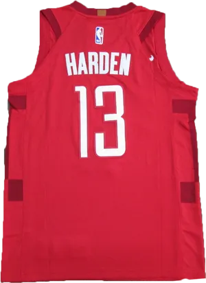 Houston Rockets Harden13 Jersey PNG Image